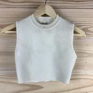 Young LA Top Women Ribbed Cropped Athleisure